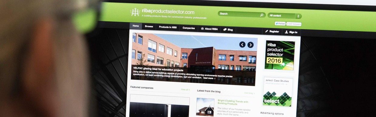 Website being viewed