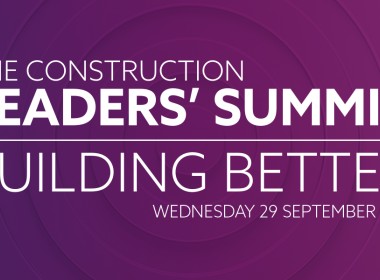 NBS Construction Leaders Summit Building Better announces keynote speaker poster