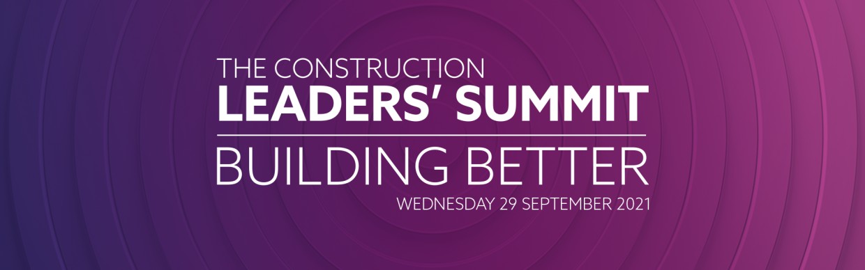 NBS Construction Leaders Summit Building Better announces keynote speaker poster