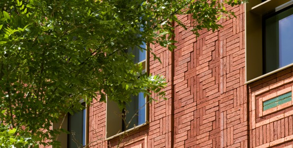Outside building
