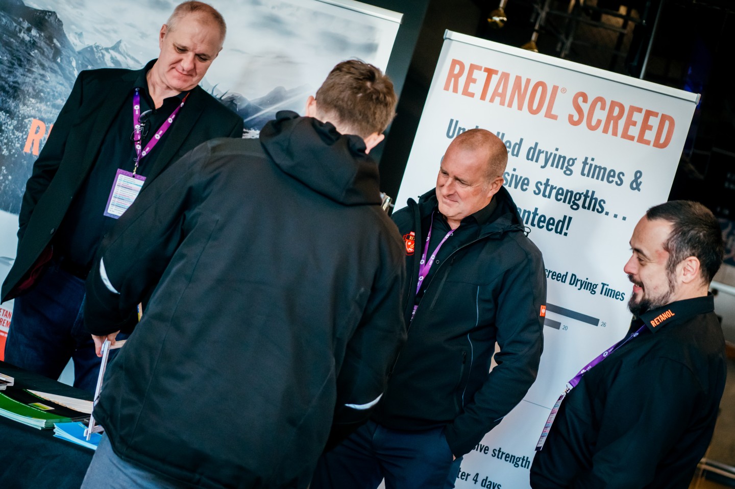 PCT Chemie's stand at The Construction Leaders' Summit.