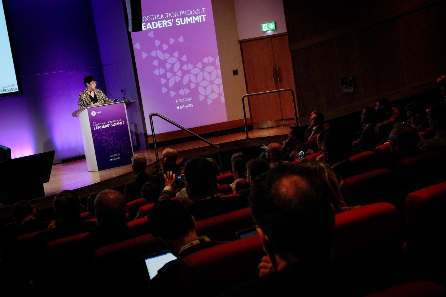 Dame Judith Hackitt speaking to manufacturers at the NBS Construction Product Leaders' Summit, 2020